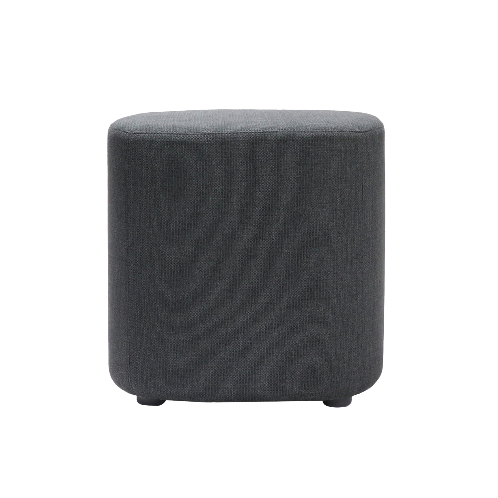Kali Square Ottoman - charcoal